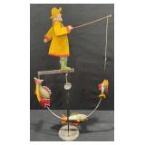Authentic Models Fisherman Metal Balance Toy