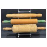 Primitive Solid Wood Rolling Pins
