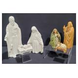 Silvestri Corp White & Painted Nativity Figures