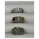 Vintage Sterling Silver Rings