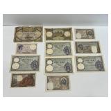 Vintage Franc Currency Notes