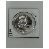 1960 Franklin Half Dollar