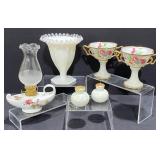 Fenton Vase & Mini Decorative Art Glass Items