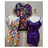 Vintage Sequined Cocktail Dresses, Nadine Boutique