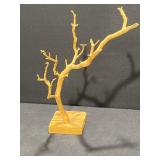 Natural Driftwood Sculpture on Wood Base