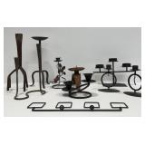 Vintage Metal Candle Holders