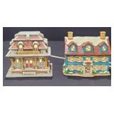 1986 Ceramic Geo. Z. Lefton Lighted Houses