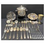 Vintage Silver-Plated Tableware & Serving Pieces