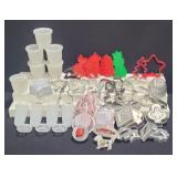 Vintage Metal Cookie Cutters, Jello Molds & More