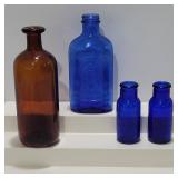 Vintage Glass Medicine Bottles