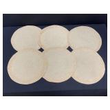 Vintage Handmade Woven Round Place Mats