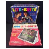 Vintage Hasbro Lite-Brite with Accessory Kit