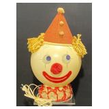 Vintage Novelty Clown Lamp
