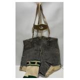 Vintage Childs Lederhosen w/Suspenders & Socks