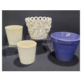 Vintage Italian Ceramic Bowl, Planters