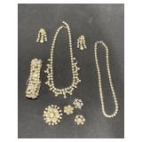 Vintage Coro and Belle Rhinestone Jewelry