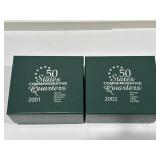 50 States Commemorative Quarters 2000 & 2001