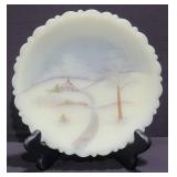 Signed Fenton Princess House Collectors Plate