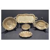 Vintage Silver Plated Bread Trays, Bowls & More