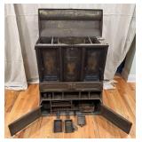 Rare Antique Chuckwagon Tin Pantry, 1887