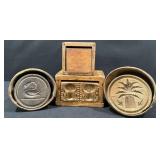 Vintage Wooden Butter Stamps and Molds