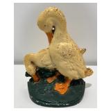 Vintage John Wright Cast Iron Duck Door Stop