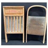 Vintage National Washboard, Oval Oak Washboard