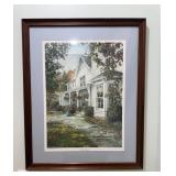 Signed Framed William Mangum Ashton House Print