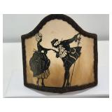 Silhouette-Themed Sconce Shade With Couple Design