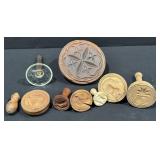 Antique & Vintage Carved Butter Molds, Glass Mold