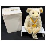 Steiff Millennium Bear 22KG Plated Medallion, COA
