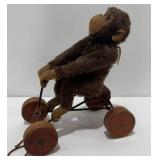 Vintage Steiff Monkey on Tricycle Pull Toy