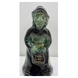 Ceramic Witch Figurine With Text Detail