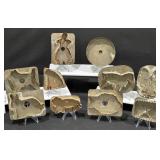 Antique Metal Cookie Cutters, Animals & More