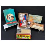 Vintage Game Lot With Dominoes and Pickup Sticks