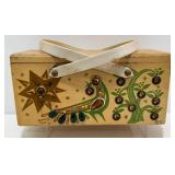 1950s Enid Collins Money Tree II Box Bag