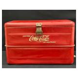 1940s-1950s Coca-Cola Metal Airline Cooler