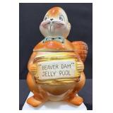 Vintage Enesco Beaver Dam Jelly Pool Condiment Jar