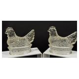 J. H. Millstein Hen on Nest Candy Containers