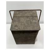 Vintage Biltmore Dairy Farms Galvanized Milk Box