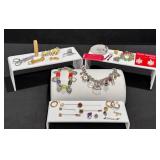 Vintage Brighton Holiday Bracelet, Costume Jewelry