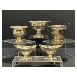 Antique Sterling Silver Compotes, Salt Dips & More