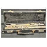 Vintage Armstrong Flute with Case and Cleaning Rod