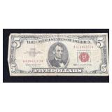 Series 1963 $5 Red Seal U.S. Note