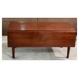 Vintage Mahogany Drop-Leaf Coffee Table