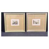 Signed LE Still Life Etchings by Rick Loudermilk