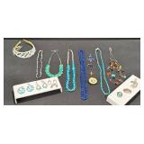 Vintage Carved Brooch, Costume Jewelry, Necklaces