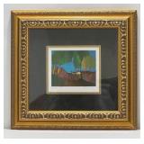 Sined Tarkway, Itzchak Red Fence Serigraph 7/60