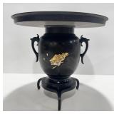 Antique 2 Piece Japanese Meiji Period Bronze? Vase