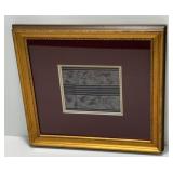 Antique Lace Textile Framed in Conservation Glass